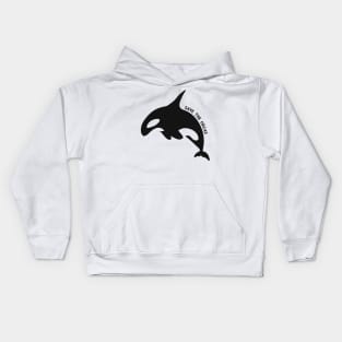 Save the orcas Kids Hoodie